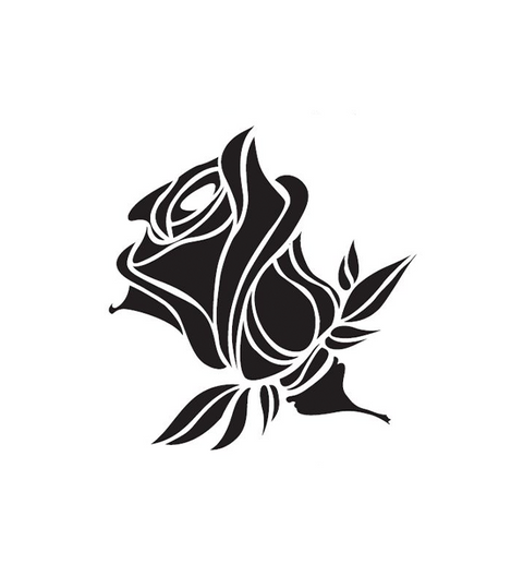 Stencil- Inspired by Rose