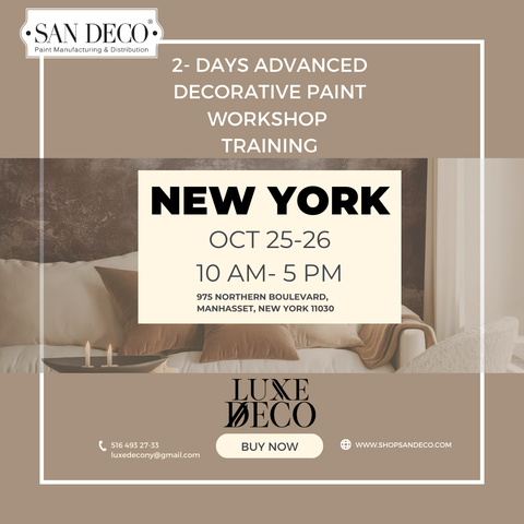 New York Advanced Decorative Paint Workshop – October 25-26